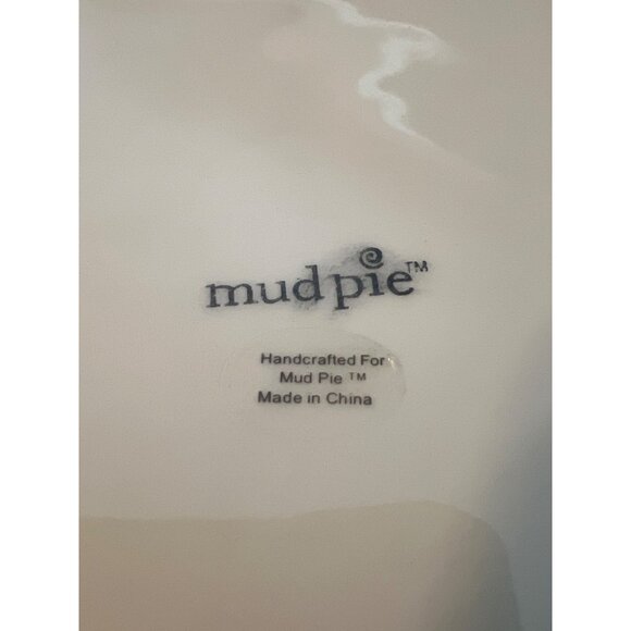 Mud Pie Ceramic Welcome Baby Girl Plaque Pink Gingham Ribbon Personalize NWOT - Picture 6 of 6